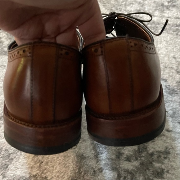Allen Edmunds Bel Air Cognac Oxford Shoes Size 9.5 D - Picture 4 of 13